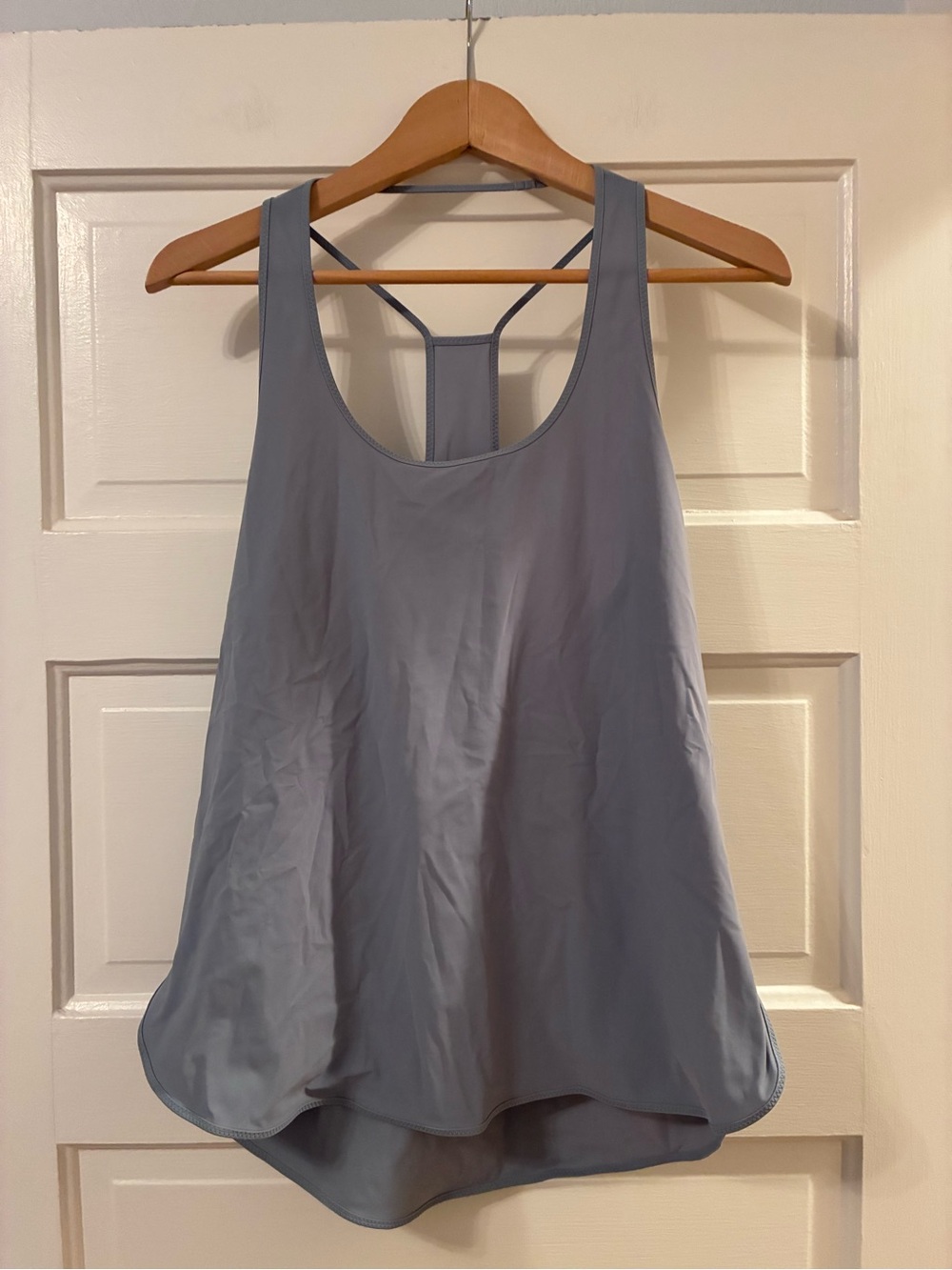 Lululemon Coastal Tank Light Blue/Grey Women's Racerback Tank Top Size 12